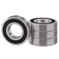 XiKe 4 Pièces 6205-2RS Roulement à billes 25x52x15mm, Pré-lubrifié|Acier au chrome|Double joint en caoutchouc|6205RS Roulements XiKe 4 Pièces 6205-2RS Roulement à billes 25x52x15mm, Pré-lubrifié|Acier au chrome|Double joint en caoutchouc|6205RS Roulements