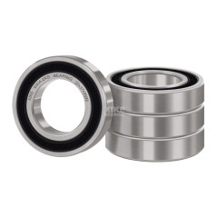 XiKe - Roulements à billes 6904-2RS (20x37x9 mm) en acier 100Cr6, pré-lubrifiés avec double joint caoutchouc (2RS) - Lot de 4 pi