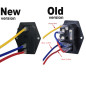 3Dman 15A 250V Rocker Switch On/Off Power Socket Inlet Module Plug 10A Fuse Switch with 3PCS 18 AWG Wiring 3 Pin IEC320 C14-2pcs