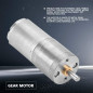 Moteur à engrenages à couple élevé, CC Moteur à Engrenages en Métal à Faible Vitesse 12V 25GA-370 de 25mm(12V 100RPM) Moteur à engrenages à couple élevé, CC Moteur à Engrenages en Métal à Faible Vitesse 12V 25GA-370 de 25mm(12V 100RPM)