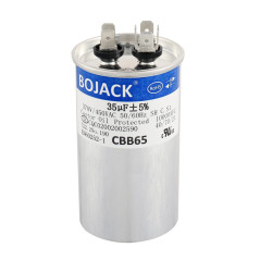 BOJACK 35uf 370 450 V AC CBB65 Condensateur rond de démarrage moteur et ventilateur 35 MFD 10000 AFC