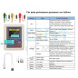 Diymore LCR TC1 ESR Testeur Transistor Inductance Capacitance Résistance ESR Mètre Multifonction Tester TFT LCR Testeur de Trans