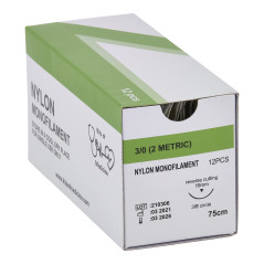 Fil de Suture Nylon (Paquet de 12 pièces) | Meilleur fil de pratique de suture | Pour les étudiants en médecine, les médecins, l