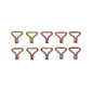 Dolezych 10 Crochets profilés pour Sangles d'arrimage de 50 mm Dolezych 10 Crochets profilés pour Sangles d'arrimage de 50 mm
