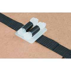 NIPS 140803001 Pack de cerclage 600 m de bandes en polypropylène et 200 attaches en plastique