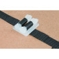 NIPS 140803001 Pack de cerclage 600 m de bandes en polypropylène et 200 attaches en plastique NIPS 140803001 Pack de cerclage 600 m de bandes en polypropylène et 200 attaches en plastique