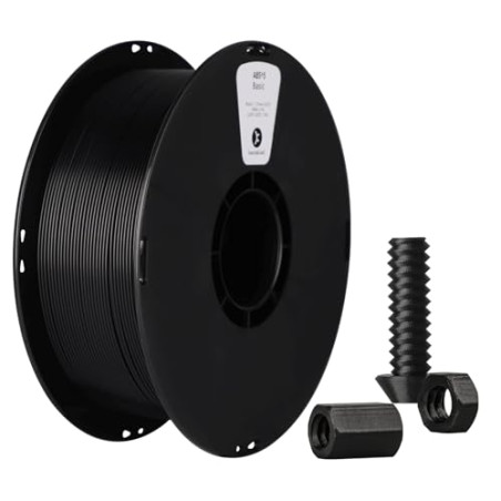 kexcelled ABS Filament pour Imprimante 3D 1,75 mm +/- 0,03 mm, Résistant à Haute Température et Durable, Convient à la Plupart d