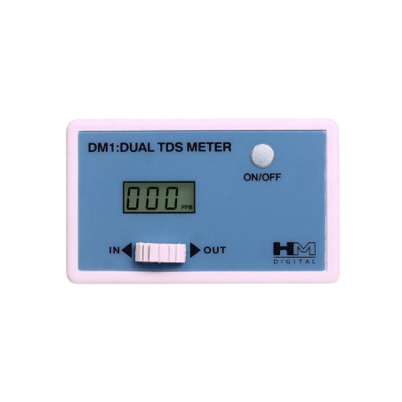 HM Digital DM-1 - Moniteur double TDS en ligne, plage ppm : 0-9990, +/-2% de précision de lecture