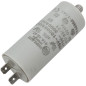 Lumonic Condensateur de démarrage 416.10.47 A [incl. fiche 6,3x0,8mm] | Condensateur moteur 10µF 425V 30x70mm I Condensateur dan