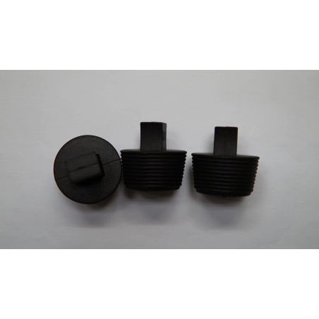 dexierp Bouchon d'insert Conique nervuré Protection Force pour 1-1/2" 1-9/16" 1-5/8" 1-11/16" 38-44mm ID Trou Filetage Tube Ouve