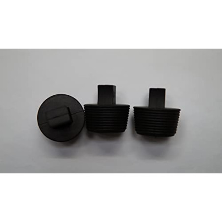 dexierp Bouchon d'insert Conique nervuré Protection Force pour 1-1/2" 1-9/16" 1-5/8" 1-11/16" 38-44mm ID Trou Filetage Tube Ouve