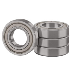 XiKe 6206ZZ Roulement à billes 30x62x16mm Acier 100Cr6 - Double joint métallique, Prélubrifié, 6206-2Z Roulements à billes à gor