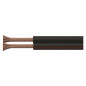 EMOS S8280 Câble en cuivre 2 x 1,0 mm² 100 m en cuivre pur pour basse tension Noir avec marquage polarité EMOS S8280 Câble en cuivre 2 x 1,0 mm² 100 m en cuivre pur pour basse tension Noir avec marquage polarité