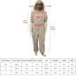 Leling Combinaison D'apiculteur, Costume D'apiculture Professionnelle avec Gants & Voile De Protection, Combinaison Apicole pour Leling Combinaison D'apiculteur, Costume D'apiculture Professionnelle avec Gants & Voile De Protection, Combinaison Apicole pour