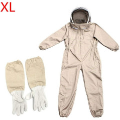 Leling Combinaison D'apiculteur, Costume D'apiculture Professionnelle avec Gants & Voile De Protection, Combinaison Apicole pour
