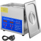 Chaneau Nettoyeur A Ultrasons 3L Pour Bijoux Appareil Nettoyage Ultrasons Professionnel Nettoyeur Digital Affichage Ultrasonique