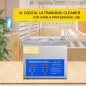 Chaneau Nettoyeur A Ultrasons 3L Pour Bijoux Appareil Nettoyage Ultrasons Professionnel Nettoyeur Digital Affichage Ultrasonique