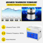 Chaneau Nettoyeur A Ultrasons 3L Pour Bijoux Appareil Nettoyage Ultrasons Professionnel Nettoyeur Digital Affichage Ultrasonique