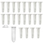 HUAZIZ 150 Pcs Micro Centrifugeuse Tubes, 2ml Clear Micro Plastic Tube,Coniques Tube à Essai Gradué Labo,Rond Micro Centrifugeus HUAZIZ 150 Pcs Micro Centrifugeuse Tubes, 2ml Clear Micro Plastic Tube,Coniques Tube à Essai Gradué Labo,Rond Micro Centrifugeus