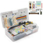 ZHITING Kit de démarrage 1set pour Composants électroniques Breadboard LED Buzzer résistance Transistor ZHITING Kit de démarrage 1set pour Composants électroniques Breadboard LED Buzzer résistance Transistor