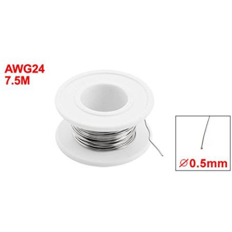 uxcell Fil Chauffant 7.5m AWG24 0.5mm Dia nichrome résistance Fil