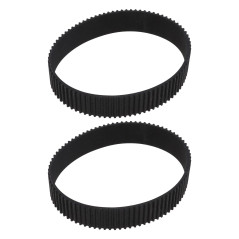 ECSiNG 2X HTD 252-3M-18 Courroies Synchrones en Caoutchouc à Boucle Fermée 84 Dents Courroies de Distribution 3 mm Pas 18 mm Lar