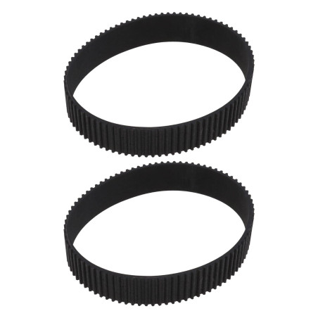ECSiNG 2X HTD 252-3M-18 Courroies Synchrones en Caoutchouc à Boucle Fermée 84 Dents Courroies de Distribution 3 mm Pas 18 mm Lar