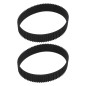 ECSiNG 2X HTD 252-3M-18 Courroies Synchrones en Caoutchouc à Boucle Fermée 84 Dents Courroies de Distribution 3 mm Pas 18 mm Lar ECSiNG 2X HTD 252-3M-18 Courroies Synchrones en Caoutchouc à Boucle Fermée 84 Dents Courroies de Distribution 3 mm Pas 18 mm Lar