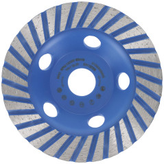PRODIAMANT Meule Diamant 125 x 22,2 x 24 mm - Qualité professionnelle pour Béton, Granit, Pierre, Marbre, Pierre, Maçonnerie, Br