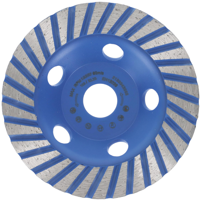PRODIAMANT Meule Diamant 125 x 22,2 x 24 mm - Qualité professionnelle pour Béton, Granit, Pierre, Marbre, Pierre, Maçonnerie, Br PRODIAMANT Meule Diamant 125 x 22,2 x 24 mm - Qualité professionnelle pour Béton, Granit, Pierre, Marbre, Pierre, Maçonnerie, Br