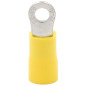 Heschen Ring Terminal Vinyle raccords à sertir isolée Fil électrique connecteur Rv5.5–3.5 à tige Taille # 6 pour 4–6 mm² (12–10 Heschen Ring Terminal Vinyle raccords à sertir isolée Fil électrique connecteur Rv5.5–3.5 à tige Taille # 6 pour 4–6 mm² (12–10