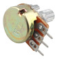 HALJIA 5 pcs potentiomètre 5 K Ohm Compatible avec Arduino Raspberry Pi et d'autres projets avec axe moleté HALJIA 5 pcs potentiomètre 5 K Ohm Compatible avec Arduino Raspberry Pi et d'autres projets avec axe moleté