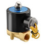 Heschen Laiton électrique Électrovanne PT 3/8 DC 12 V Direct Action de l'eau Air gaz normalement fermé Valve de remplacement Heschen Laiton électrique Électrovanne PT 3/8 DC 12 V Direct Action de l'eau Air gaz normalement fermé Valve de remplacement