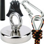 SENSEI Kit de Pêche à l'Aimant, Aimant Néodyme à Œil 300 kg N52 avec Accessories SENSEI Kit de Pêche à l'Aimant, Aimant Néodyme à Œil 300 kg N52 avec Accessories