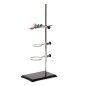 MissZM Support de Retort de Laboratoire pour extraction de titrage avec pince de burette et 2 colliers de serrage pour flasque, 