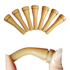 HopeU5 caoutchouc volaille plumer les doigts bâton d'enlèvement de plumes de cheveux de remplacement pour poulet / canards / pou