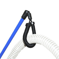 Support de tuyau CPAP oxyhero basic - Hauteur env. 100 cm - Évite d’emmêler le tuyau et la tension sur le masque CPAP - Robuste