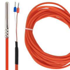 SeKi Capteur de température PT1000 10 mètres - Capteur de température, sonde de plongée, thermomètre à résistance avec câble en 