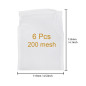 UMCHU 6 Pièces 200 mesh Filtrant en Mailles de Nylon Fines,Sac à Lait de Noix,pour lait de noix végan,lait d'amandes,jus de frui UMCHU 6 Pièces 200 mesh Filtrant en Mailles de Nylon Fines,Sac à Lait de Noix,pour lait de noix végan,lait d'amandes,jus de frui