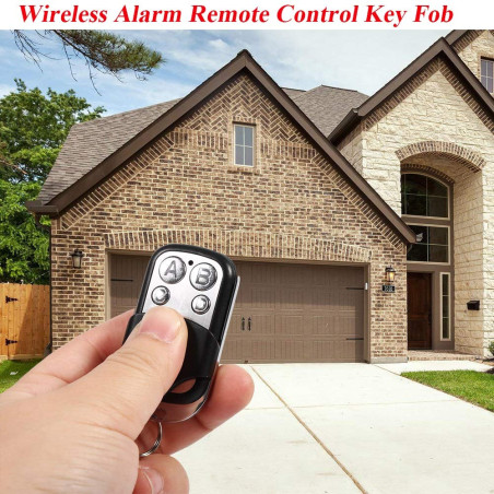 Nikou Télécommande universelle pour porte de garage - Clonage à distance sans fil - Alarme - Télécommande pour porte de garage d
