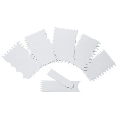 LACOR 68137 – Jeu de Peignes pour décoration, 7 pièces, Blanc