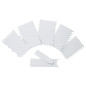 LACOR 68137 – Jeu de Peignes pour décoration, 7 pièces, Blanc