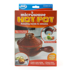 JML Microwave Hot Pot with Heat Retaining Ceramic & Steam Release Chimney