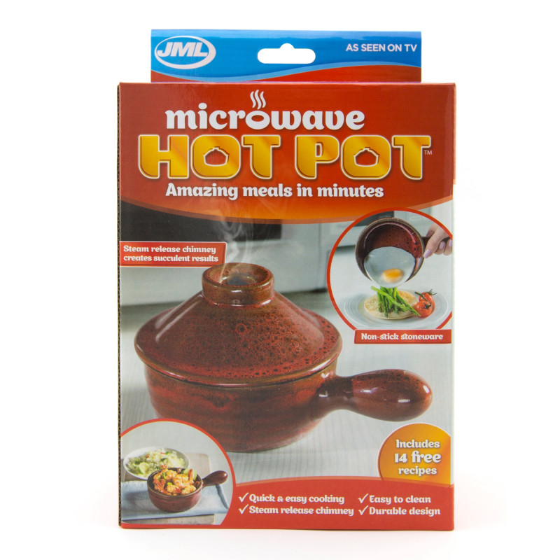 JML Microwave Hot Pot with Heat Retaining Ceramic & Steam Release Chimney JML Microwave Hot Pot with Heat Retaining Ceramic & Steam Release Chimney