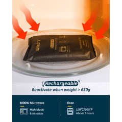 wisedry Lot de 2 sachets de gel de silice réutilisables pour déshumidificateur de voiture, 1 kg [2 x 500 grammes] Sachets déshyd