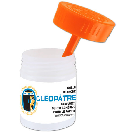 CLEOPATRE- Pot de colle blanche à l'amande- Édition Collector 90 ans format 35 g