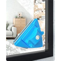 Lateral Doble magnético limpiador de ventanas, Ajustable magnético vidrio limpiaparabrisas Glider equipo de cepillo de Lavado li