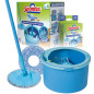 Spontex Aqua Revolution X'tra Kit balai serpillère et seau | Sépare l’eau propre de l’eau sale | Nettoie tous les sols | Balai s Spontex Aqua Revolution X'tra Kit balai serpillère et seau | Sépare l’eau propre de l’eau sale | Nettoie tous les sols | Balai s