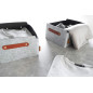 MIQIO Lot de 4 petites boîtes gris clair MIQIO Lot de 4 petites boîtes gris clair