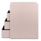 Rössler Papier 1524452584 - S.O.H.O. Boîte à 4 tiroirs pour DIN A5, avec trou de poignée, Powder, 250 x 175 x 320 mm, 1 pièce